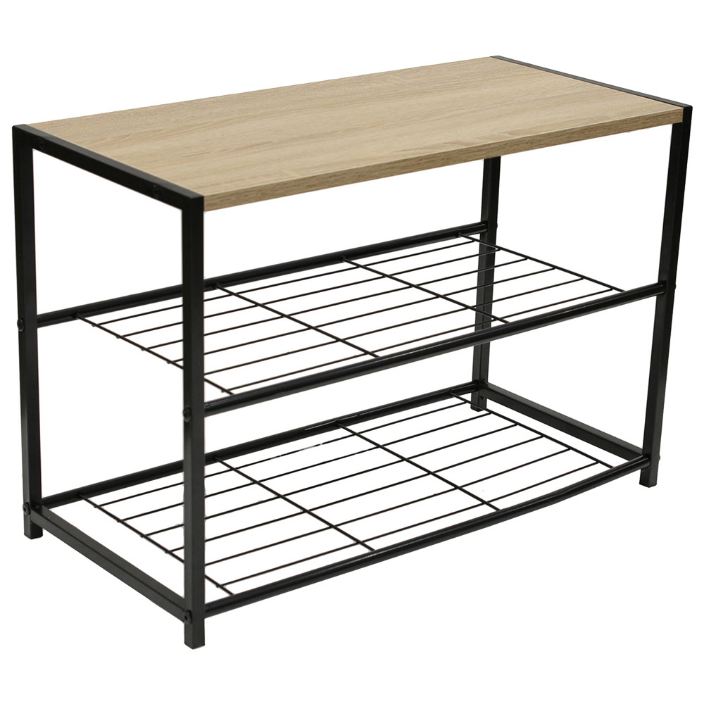 Banco zapatero negro